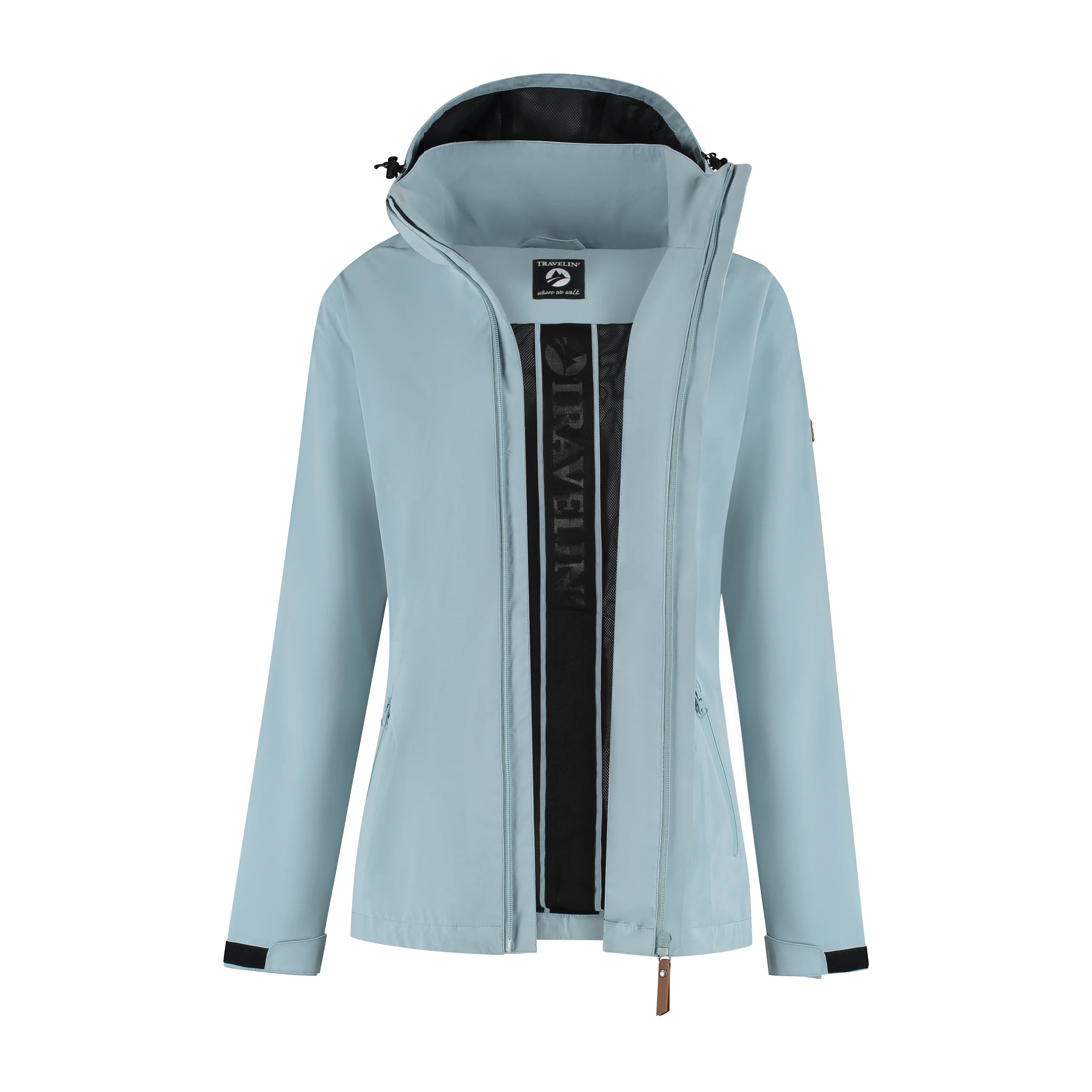 Alva Women - Hardshell jacket - Waterproof - Light blue - Image 3