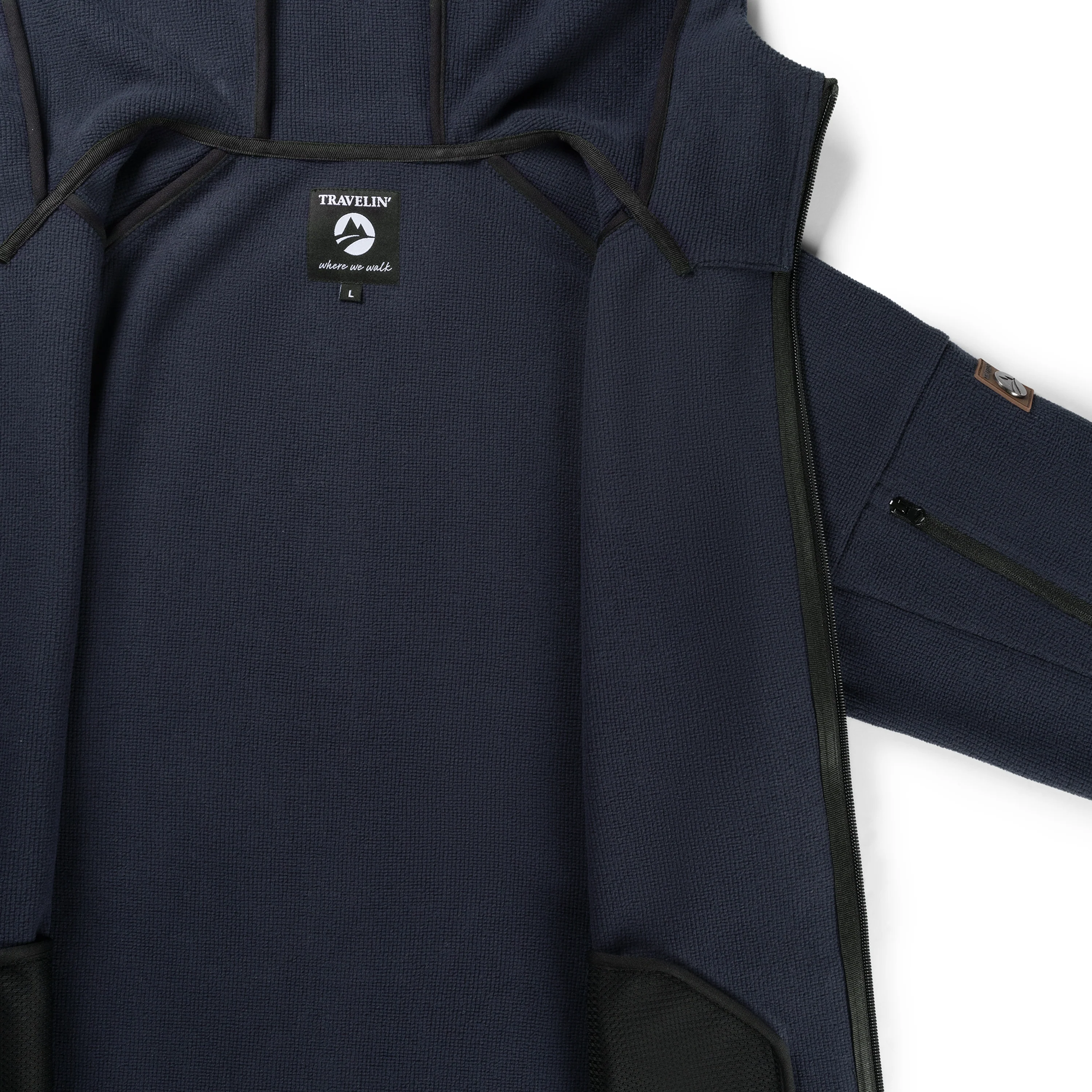 Bjorn Men - Outdoor cardigan - Navy - Image 8