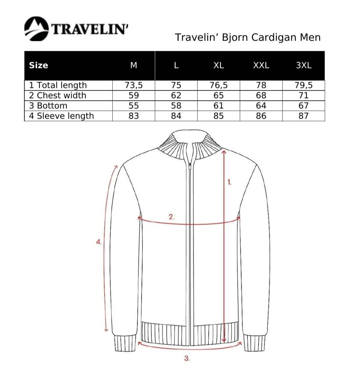 Bjorn Men - Outdoor cardigan - Navy - Image 9