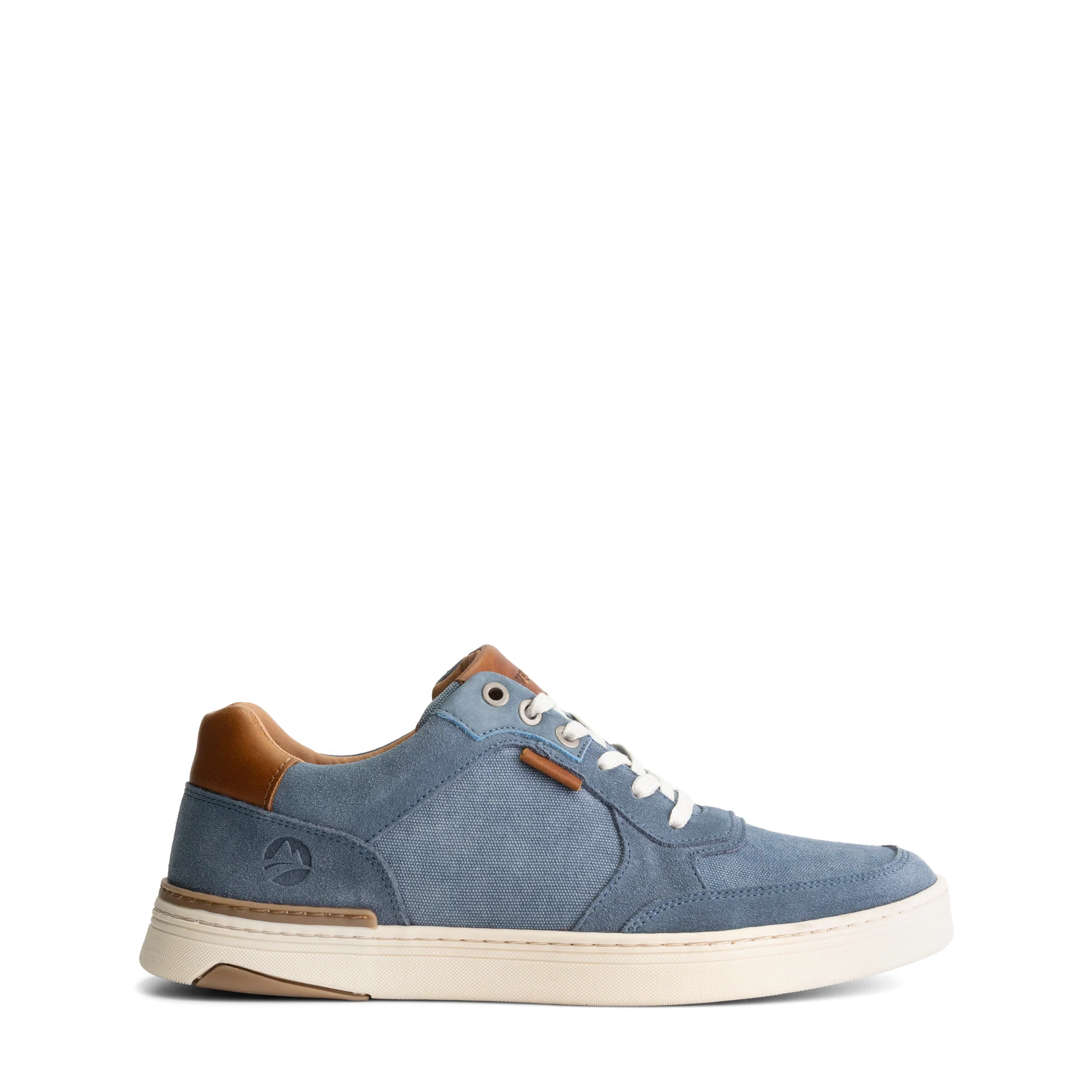 Bromley Men - Sneakers - Canvas and suede - Blue - Image 3