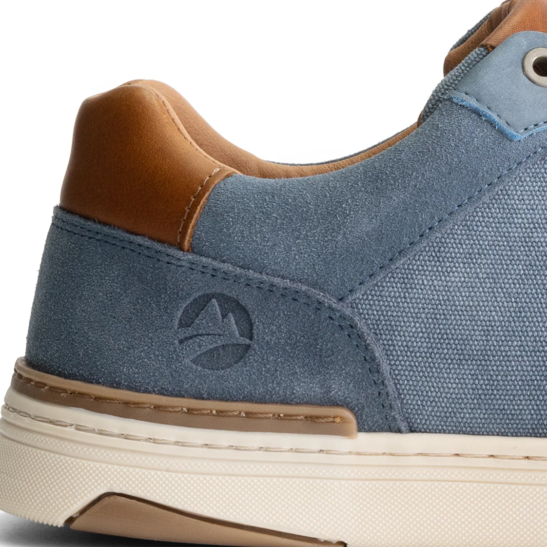 Bromley Men - Sneakers - Canvas and suede - Blue - Image 6