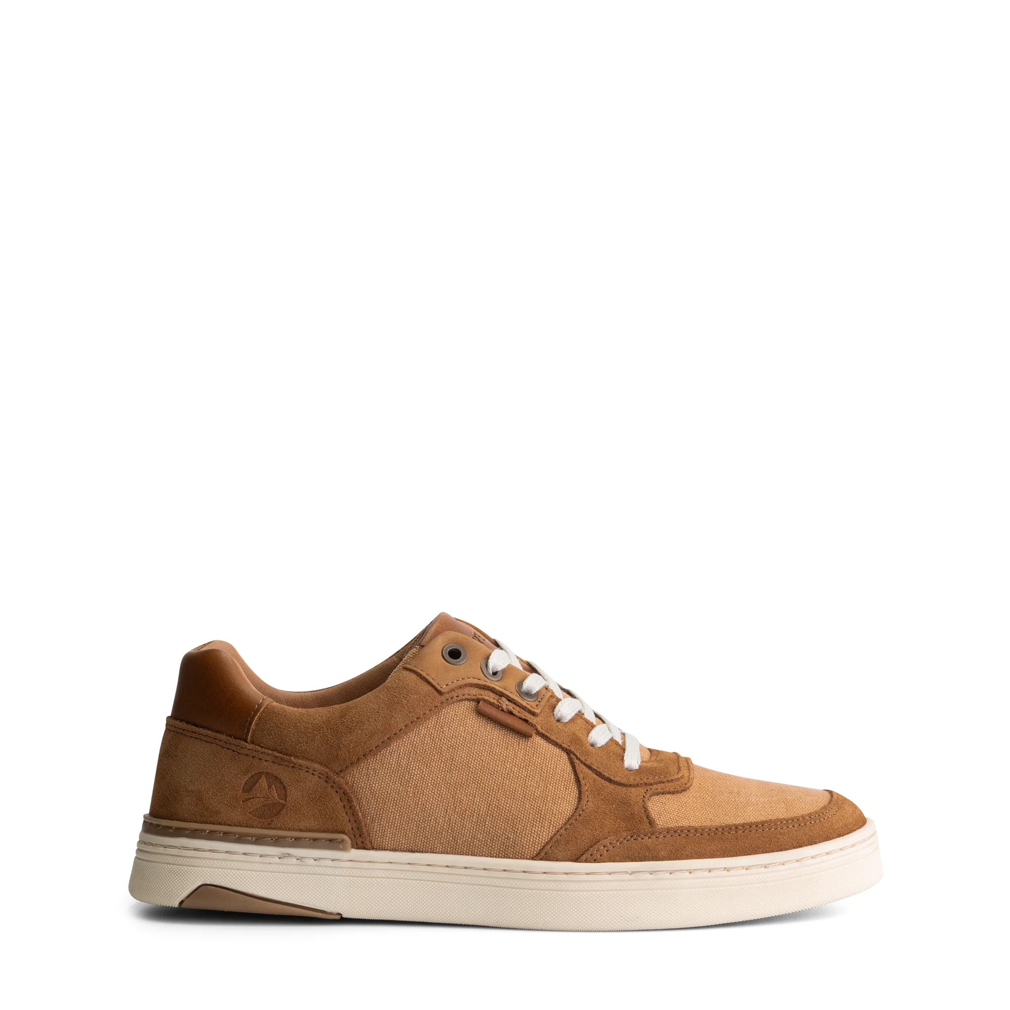 Bromley Men - Sneakers - Canvas and suede - Cognac - Image 3