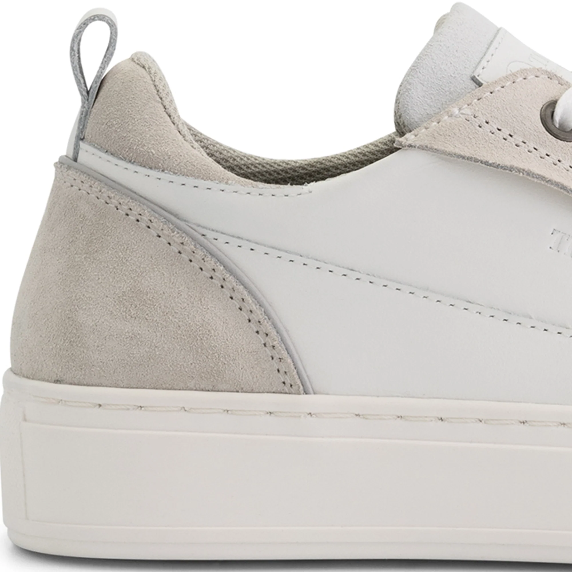 Caris Women - Sneakers - Leather - White/Sand - Image 6