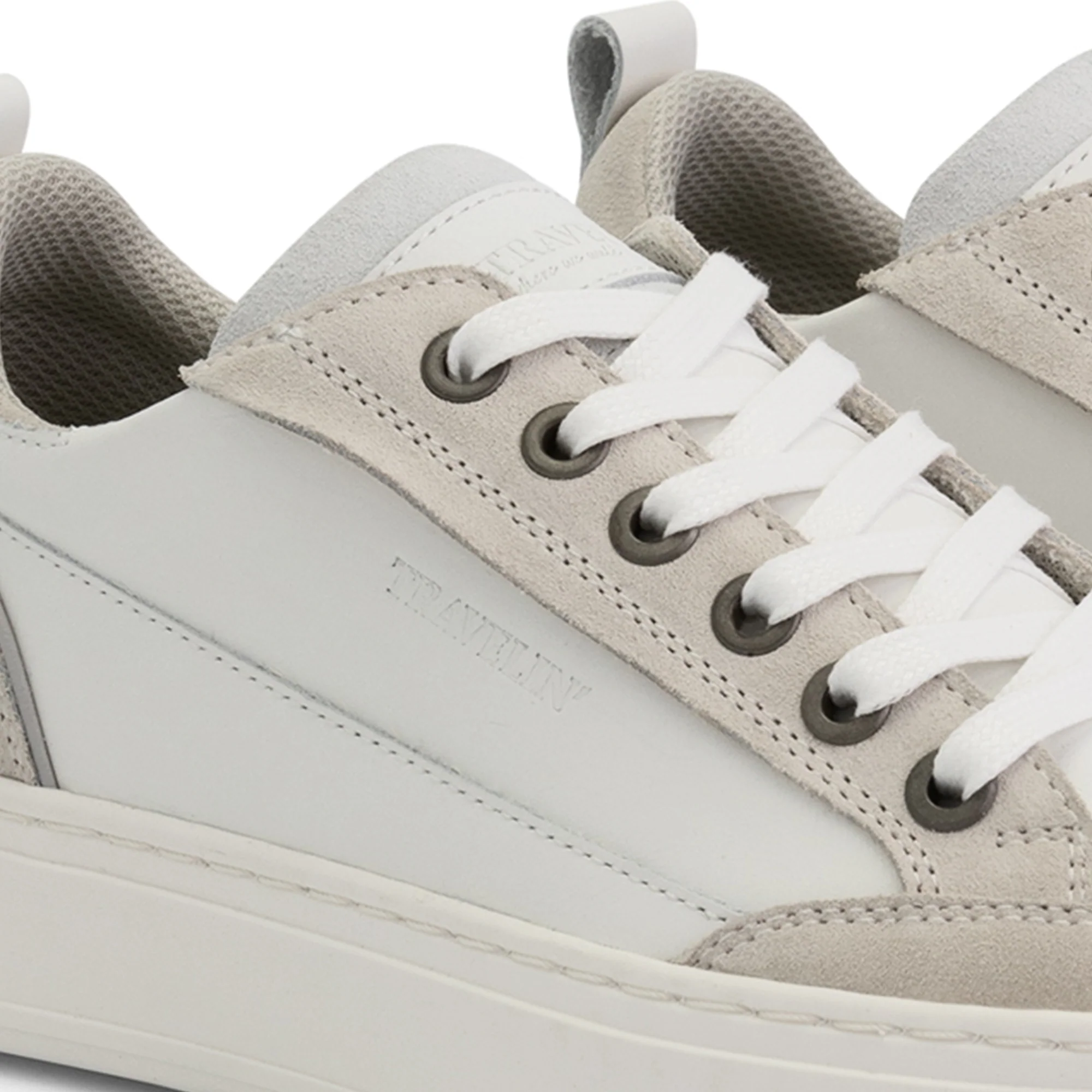 Caris Women - Sneakers - Leather - White/Sand - Image 7