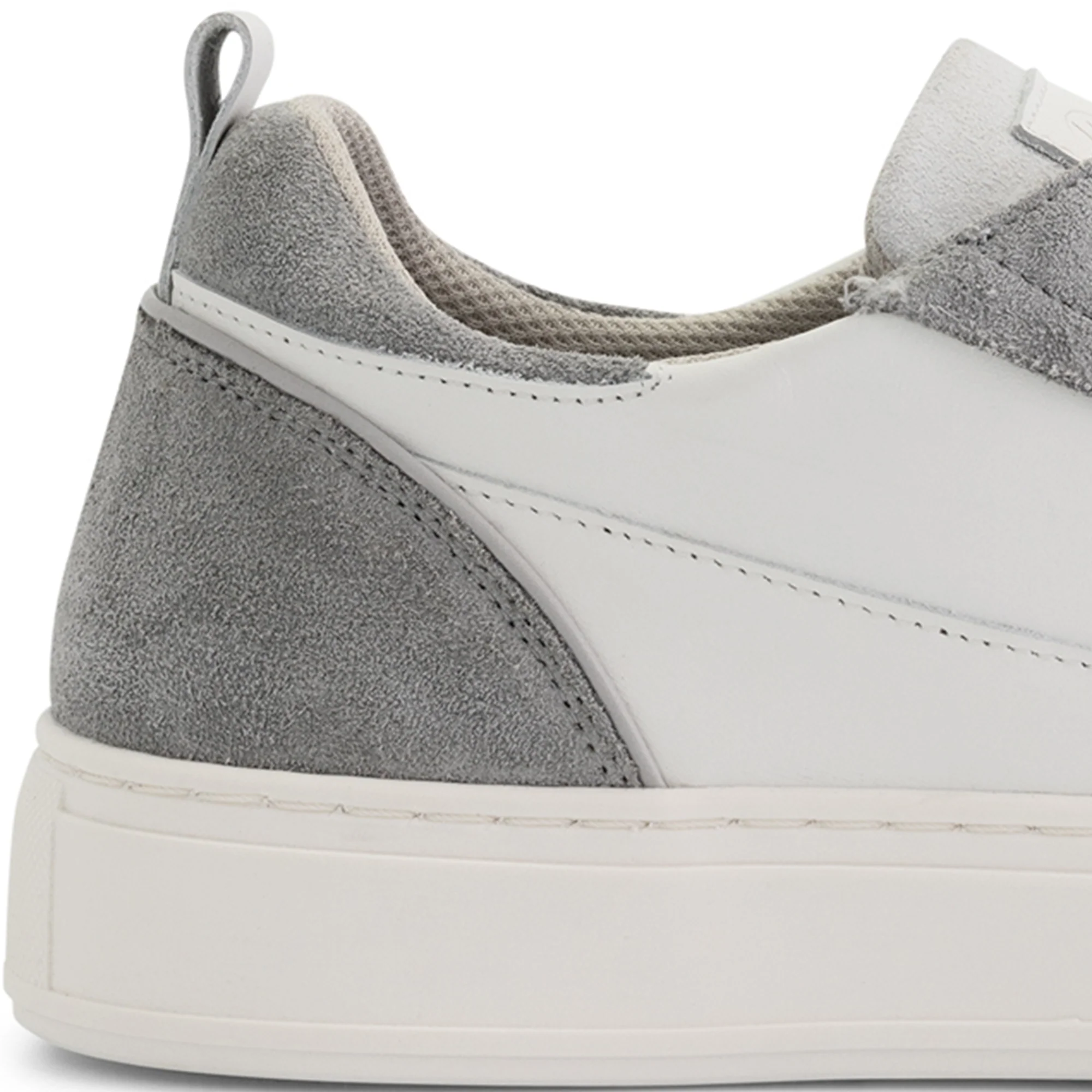 Croft Men - Sneakers - Leather - White/Grey - Image 6