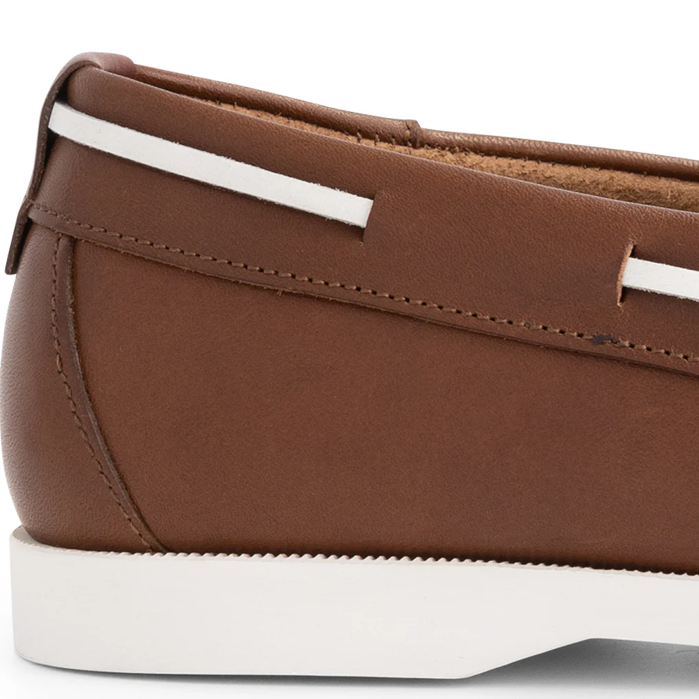 Eidfjord Men - Boat shoes - Leather - Brown - Image 6