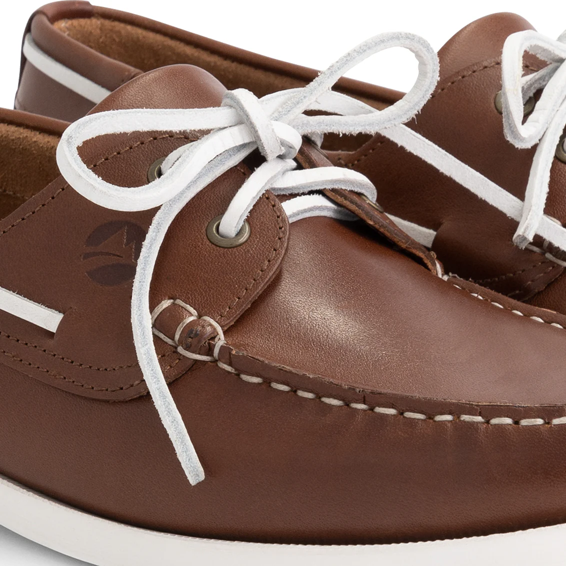Eidfjord Men - Boat shoes - Leather - Brown - Image 7