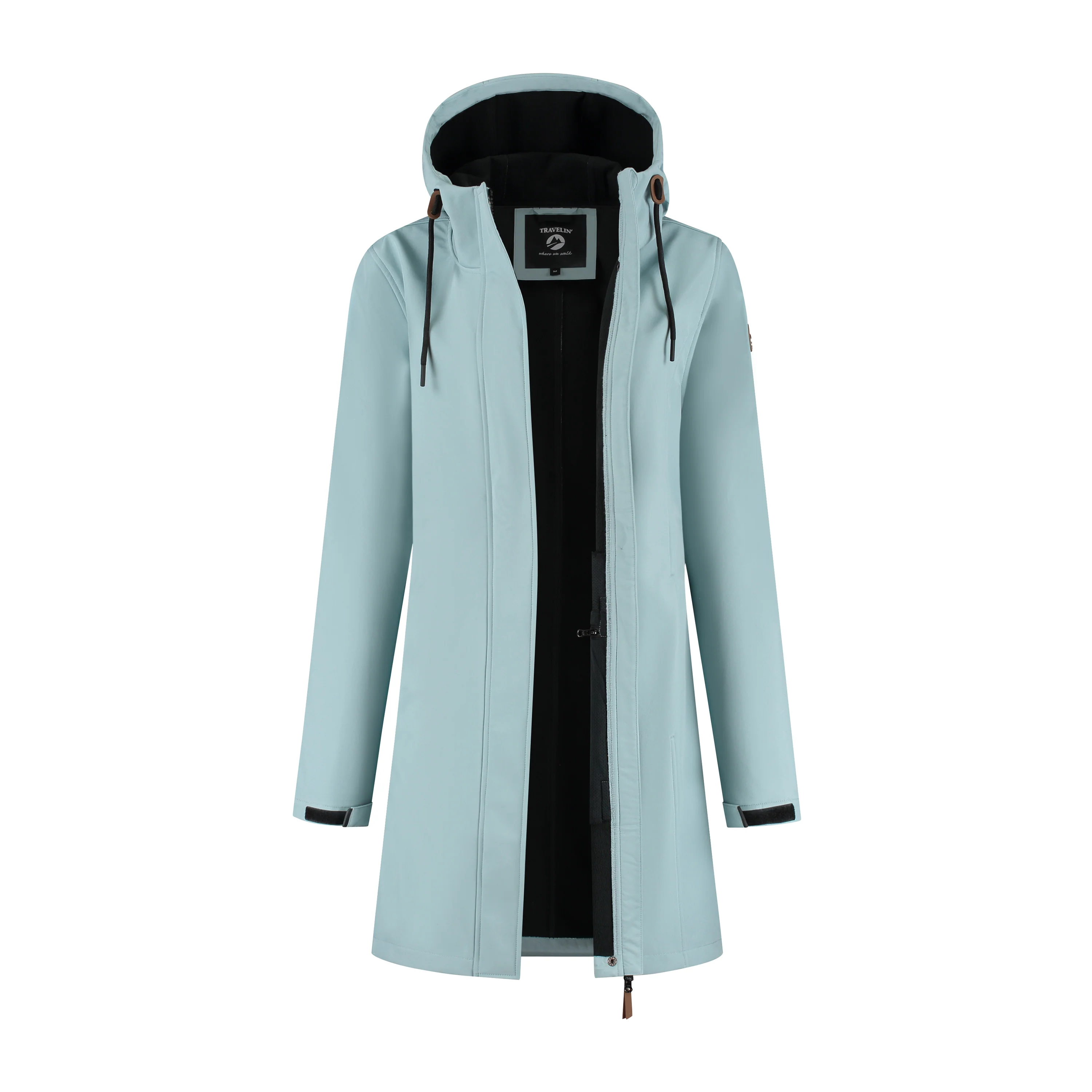 Erika Women - Softshell jacket - Waterproof - Light blue - Image 5