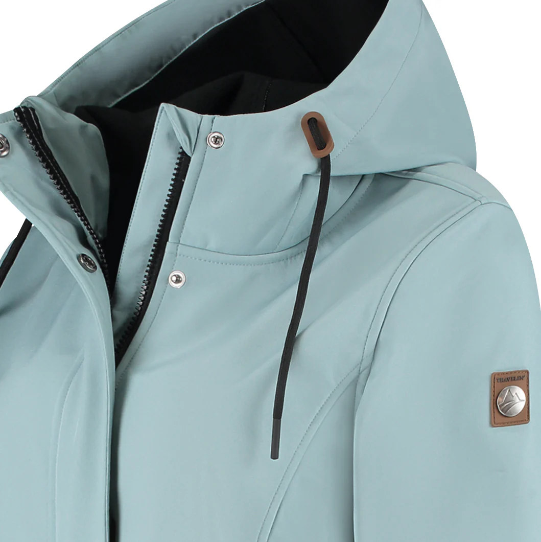 Erika Women - Softshell jacket - Waterproof - Light blue - Image 8
