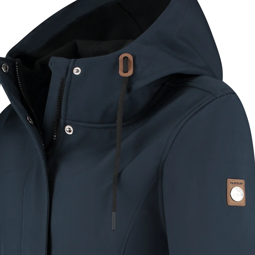 Erika Women - Softshell jacket - Waterproof - Navy - Image 8