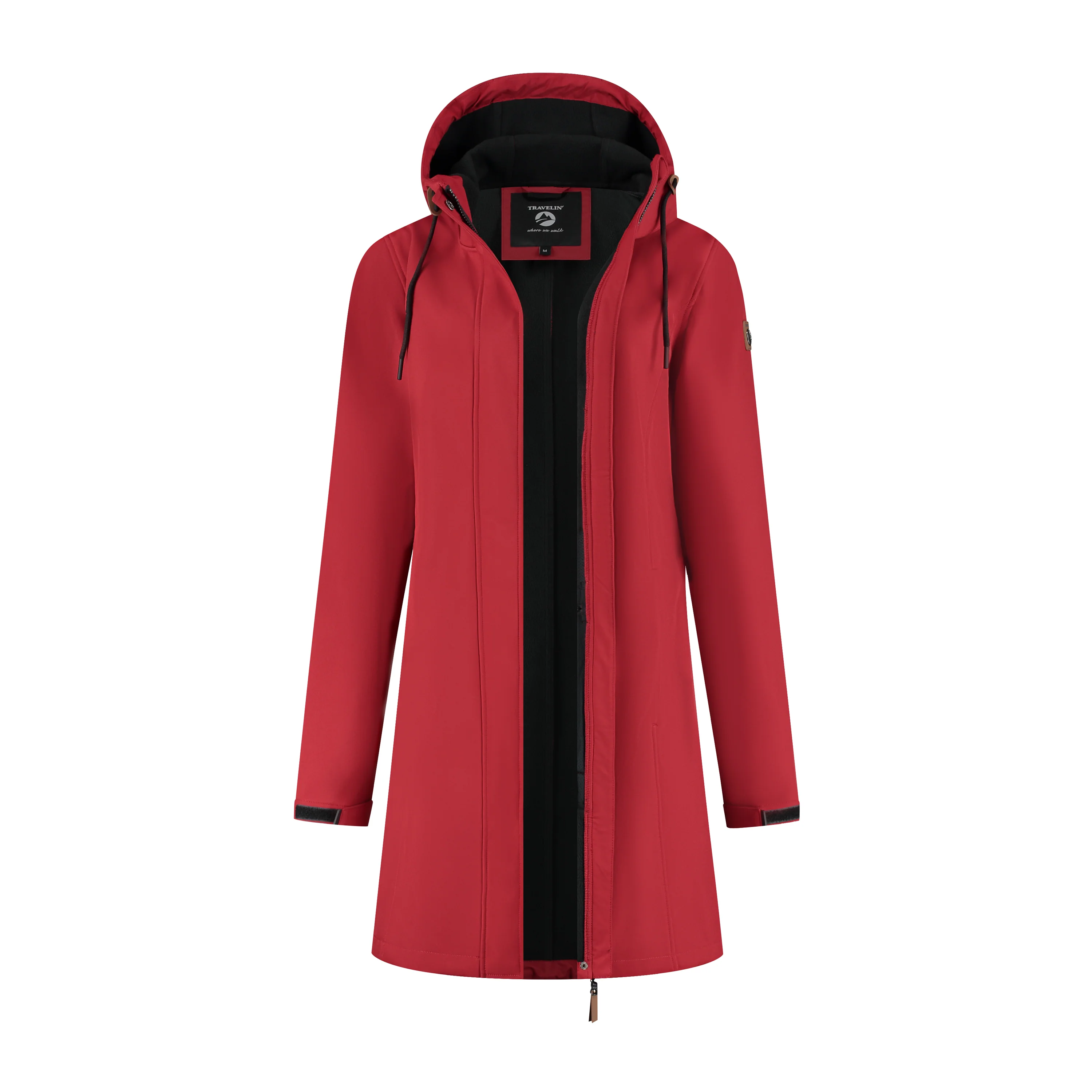 Erika Women - Softshell jacket - Waterproof - Red - Image 5