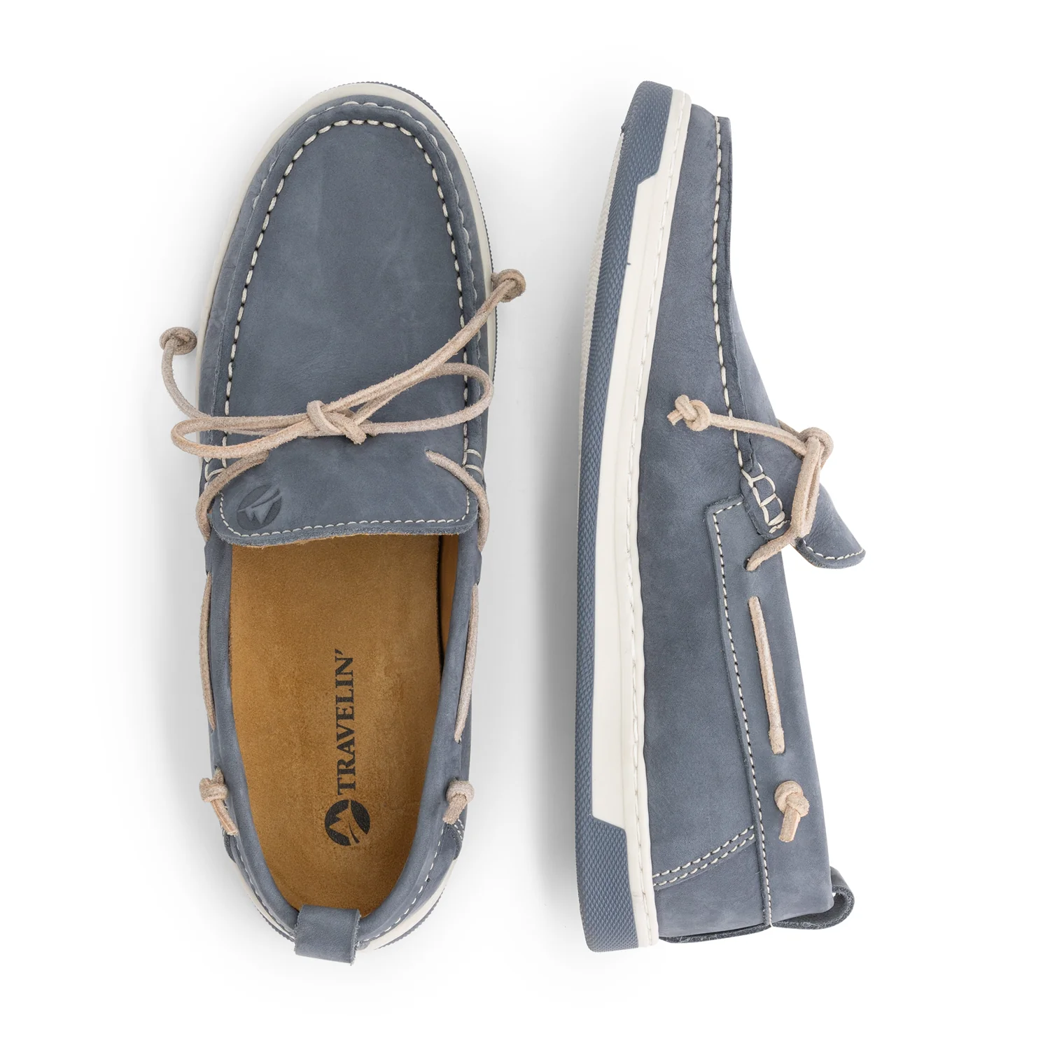 Falmouth Women - Boat shoes - Nubuck - Blue - Image 4