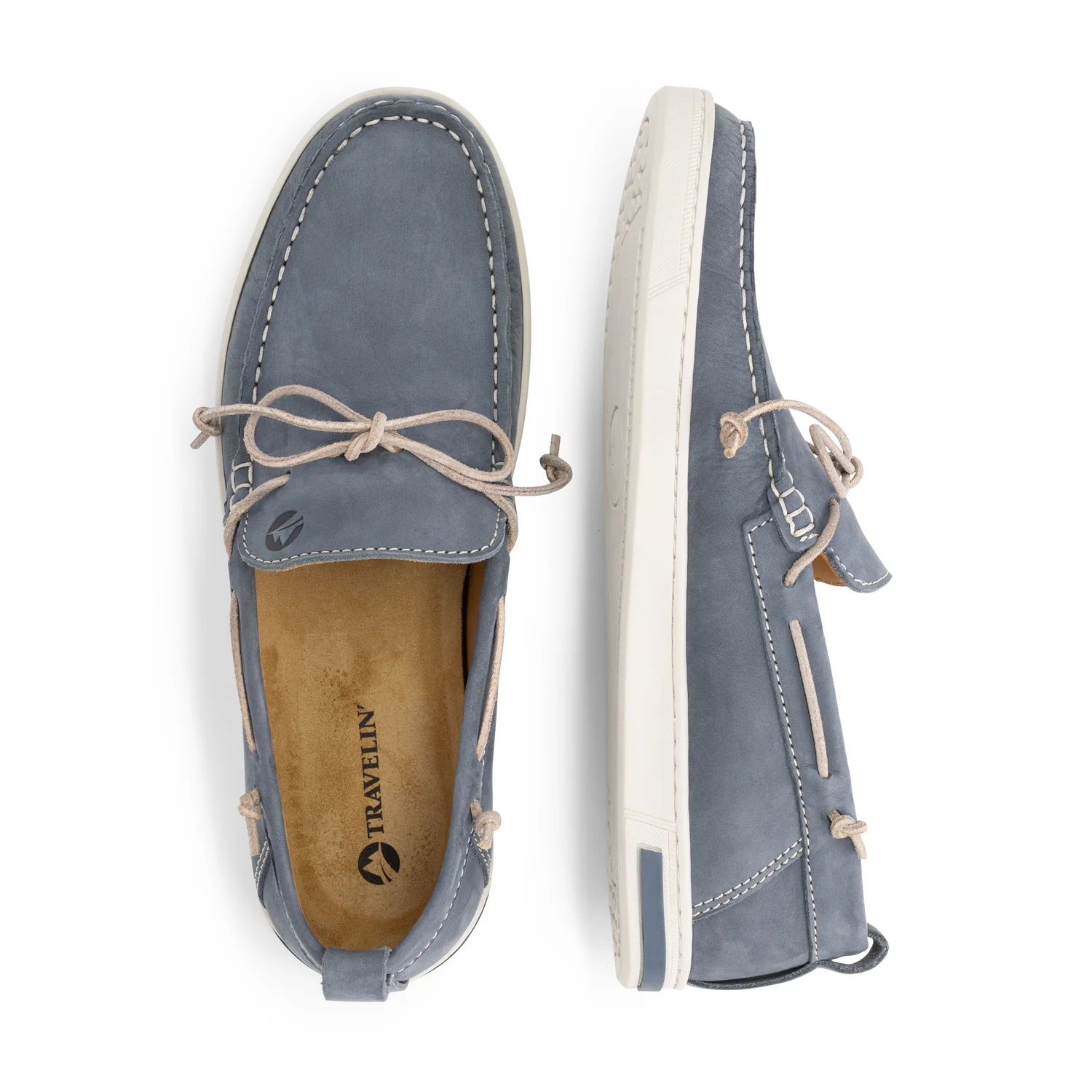 Falmouth Men - Boat shoes - Nubuck - Blue - Image 4