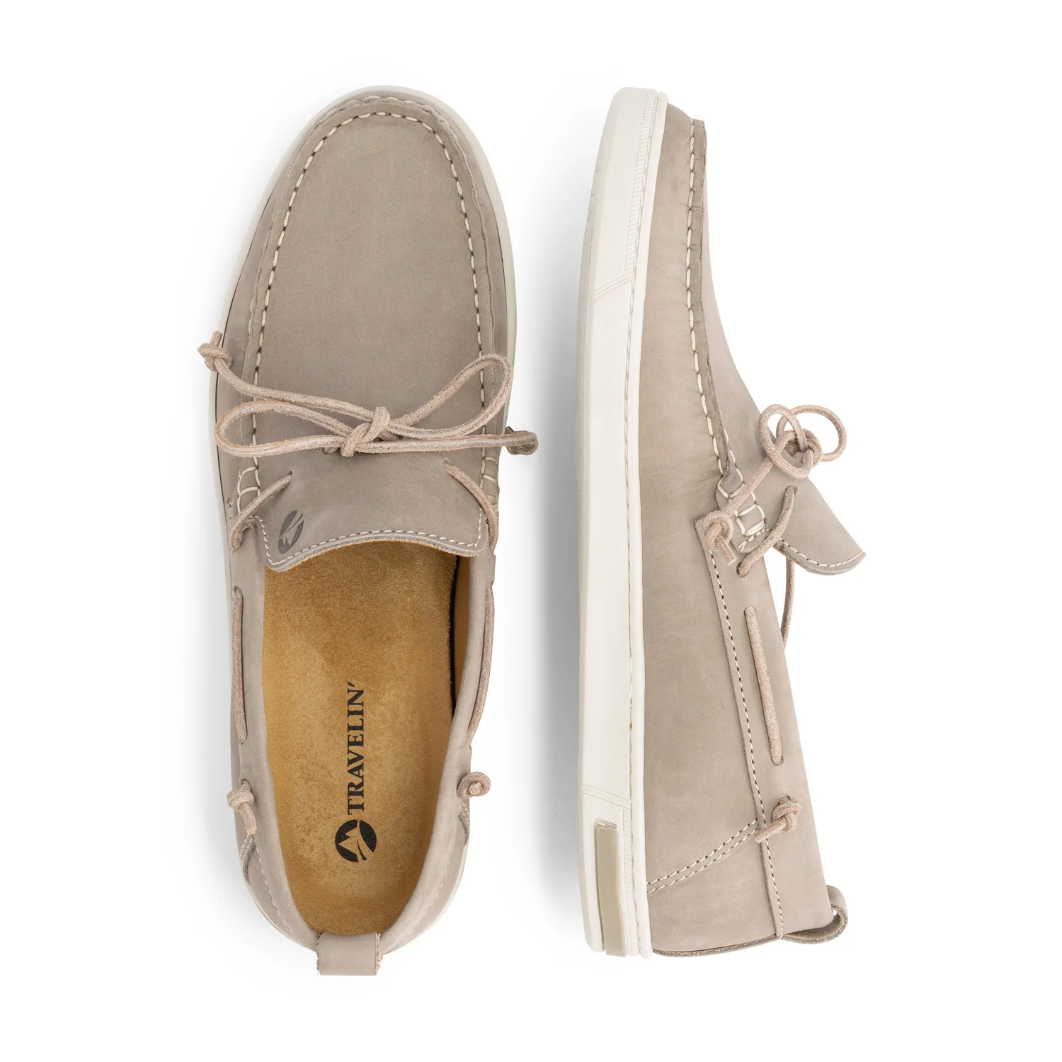 Falmouth Men - Boat shoes - Nubuck - Grey - Image 4