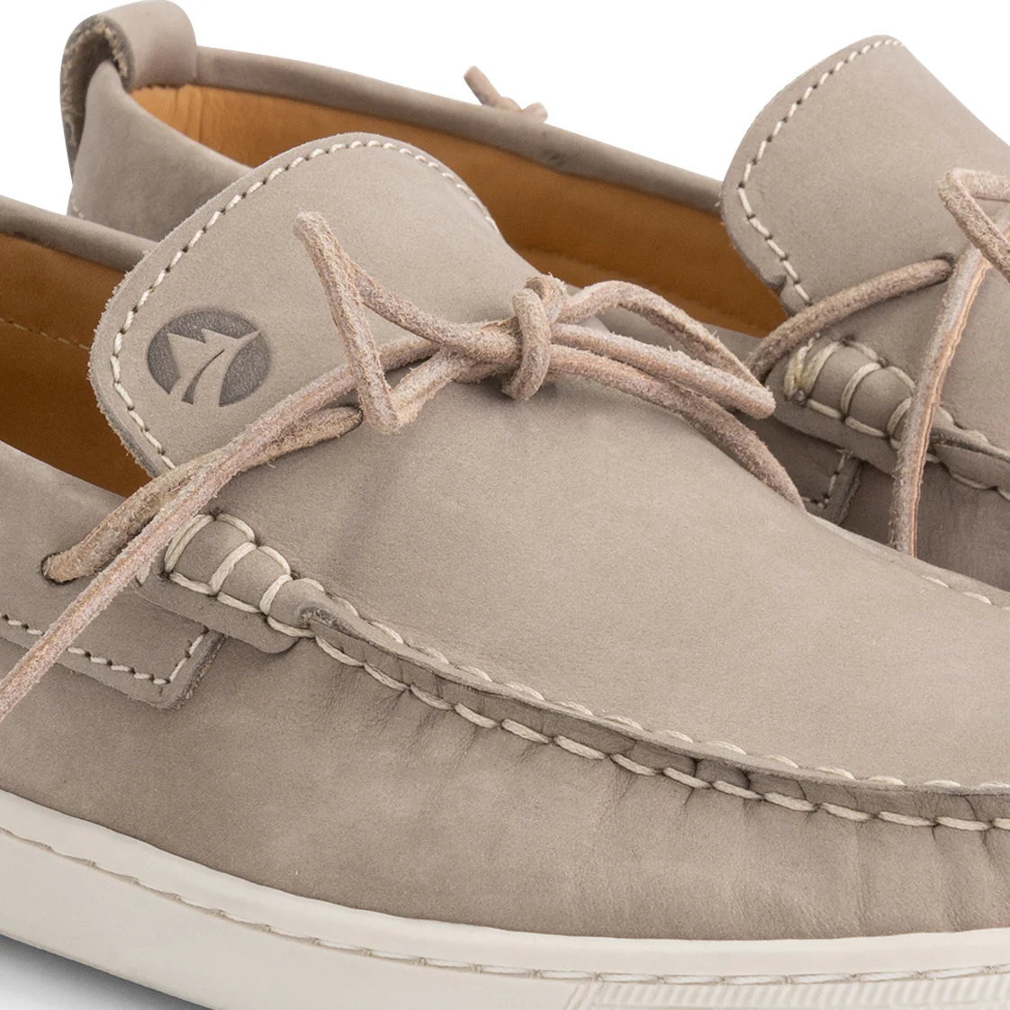 Falmouth Men - Boat shoes - Nubuck - Grey - Image 7