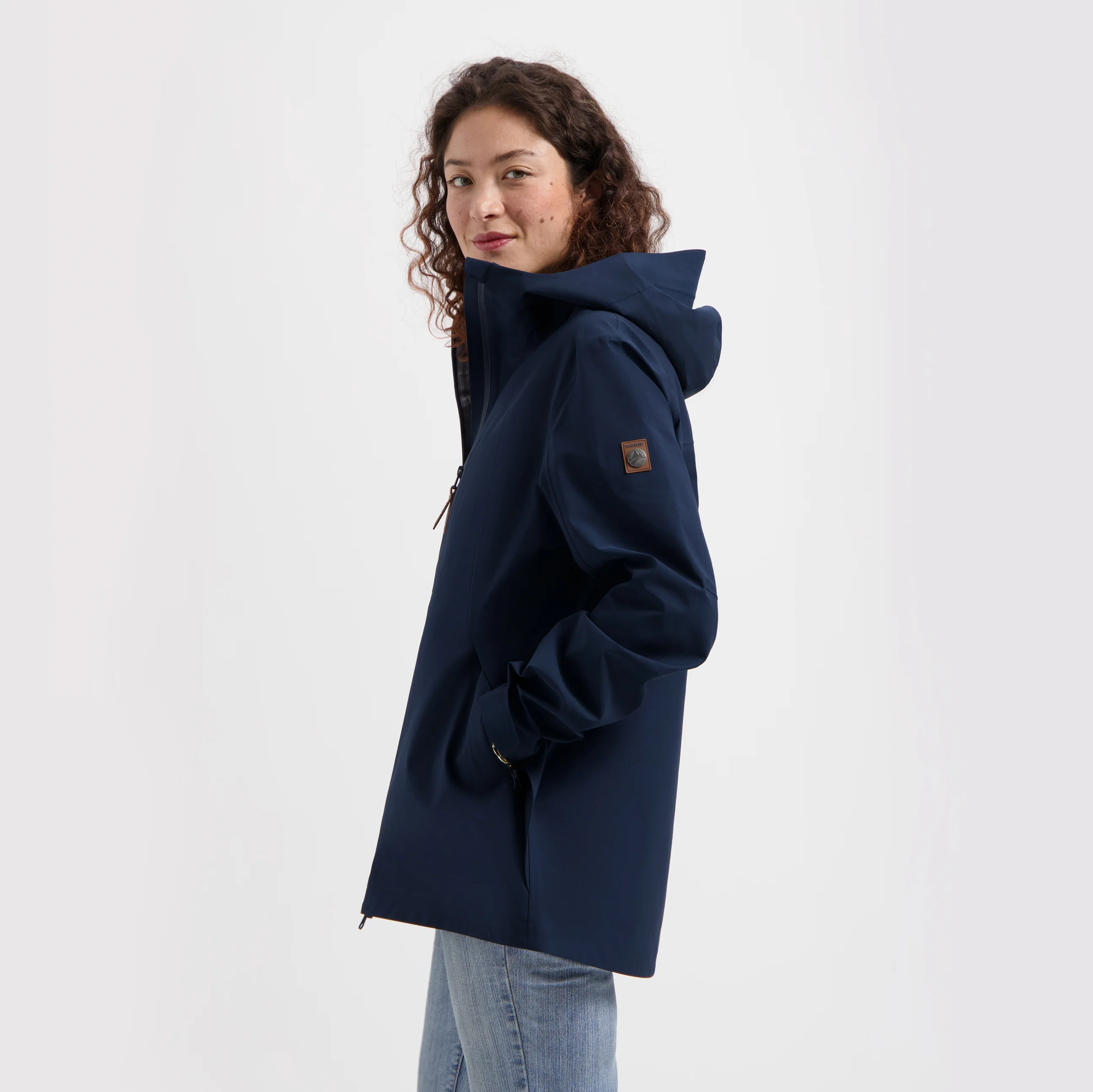 Jannike Women - Hardshell jacket - Waterproof - Navy - Image 3