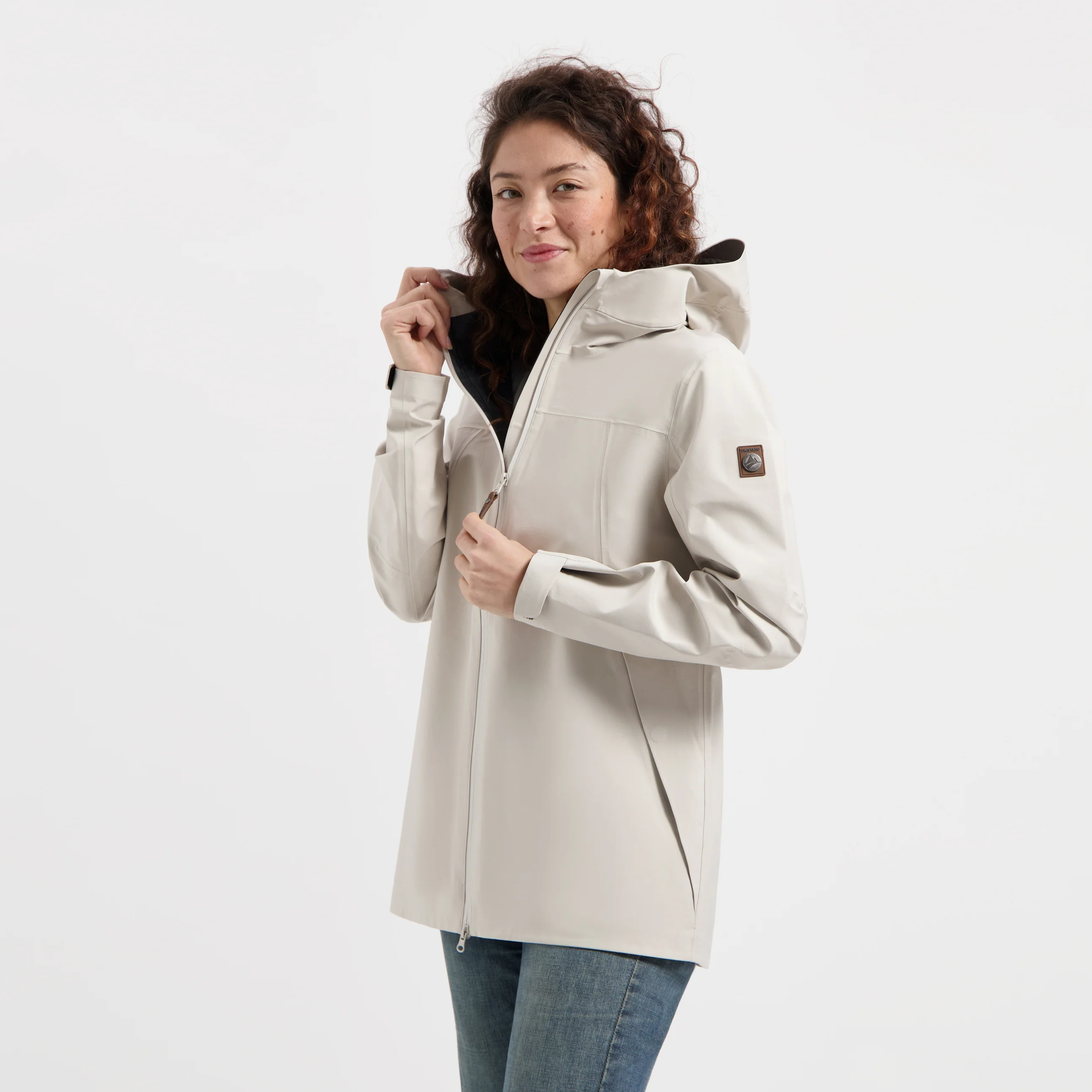 Jannike Women - Hardshell jacket - Waterproof - Sand - Image 3