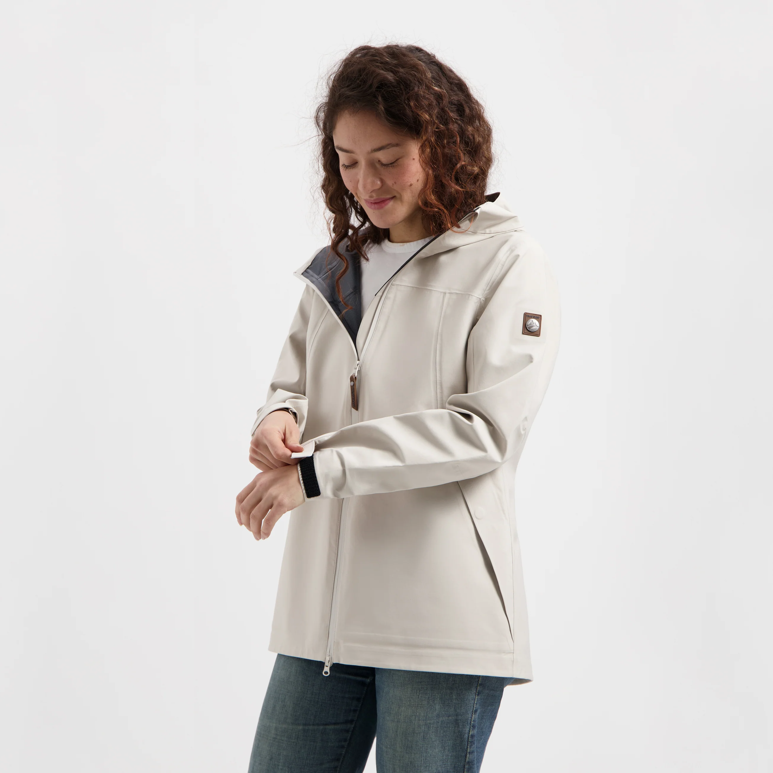 Jannike Women - Hardshell jacket - Waterproof - Sand - Image 6