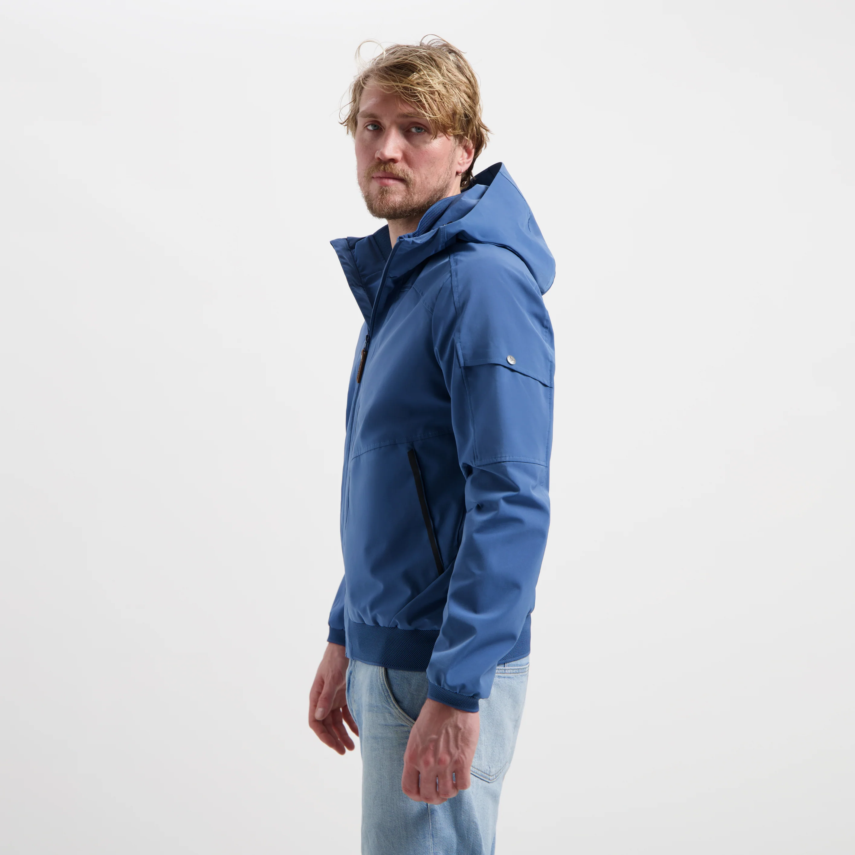 Karl Men - Hardshell jacket - Waterproof - Blue - Image 3