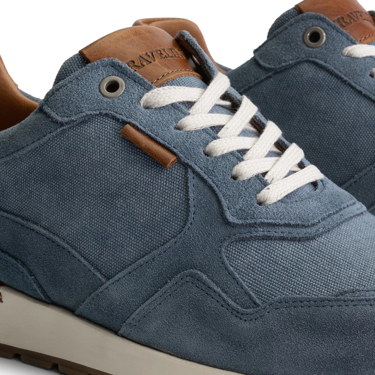 Newberry Men - Sneakers - Canvas and suede - Blue - Image 7