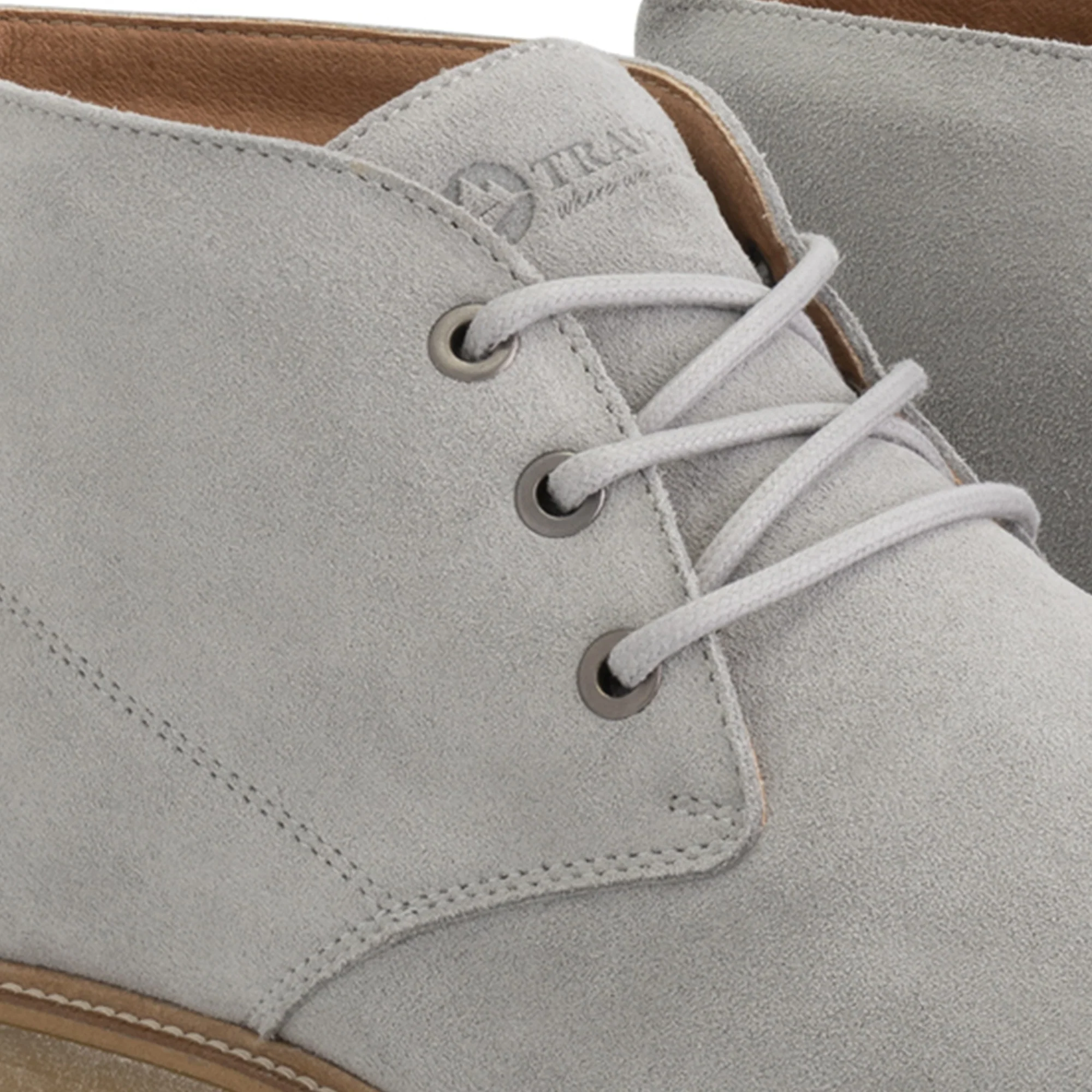 Redhill Men - Mid lace-up shoes - Suede - Grey - Image 7
