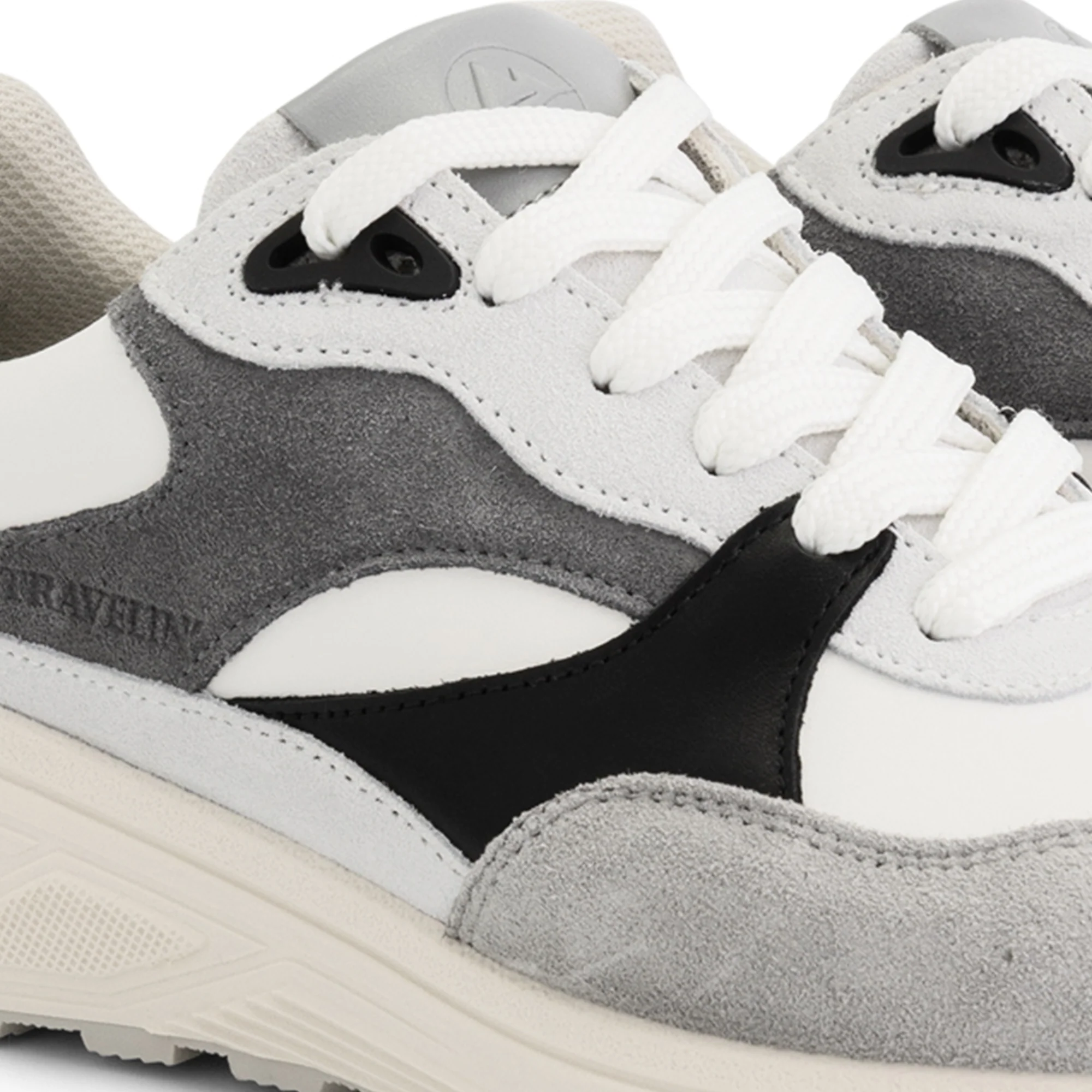 Royston Women - Sneakers - Leather - Grey/Black - Image 7