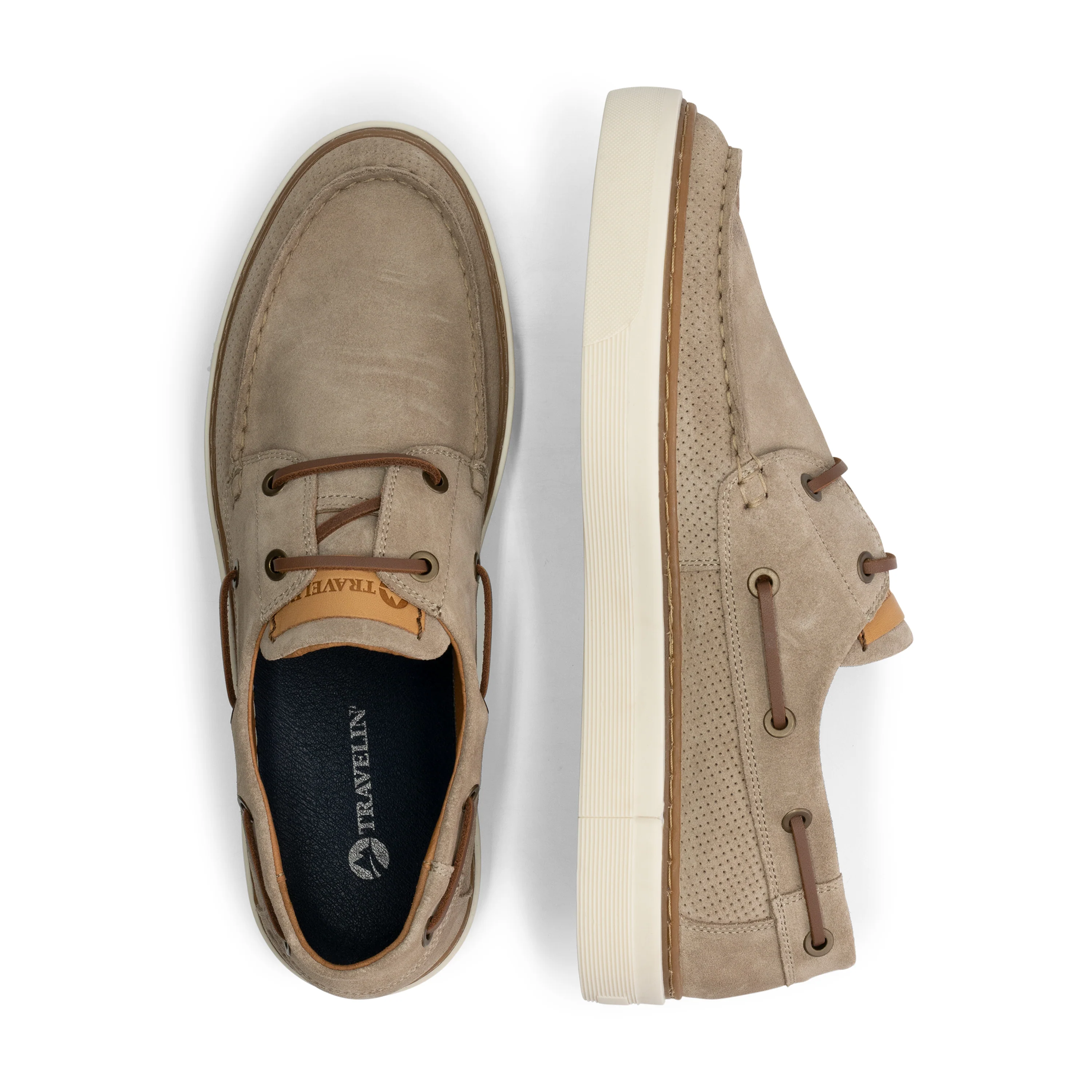 Shipton Men - Lace-up shoes - Suede - Sand - Image 4