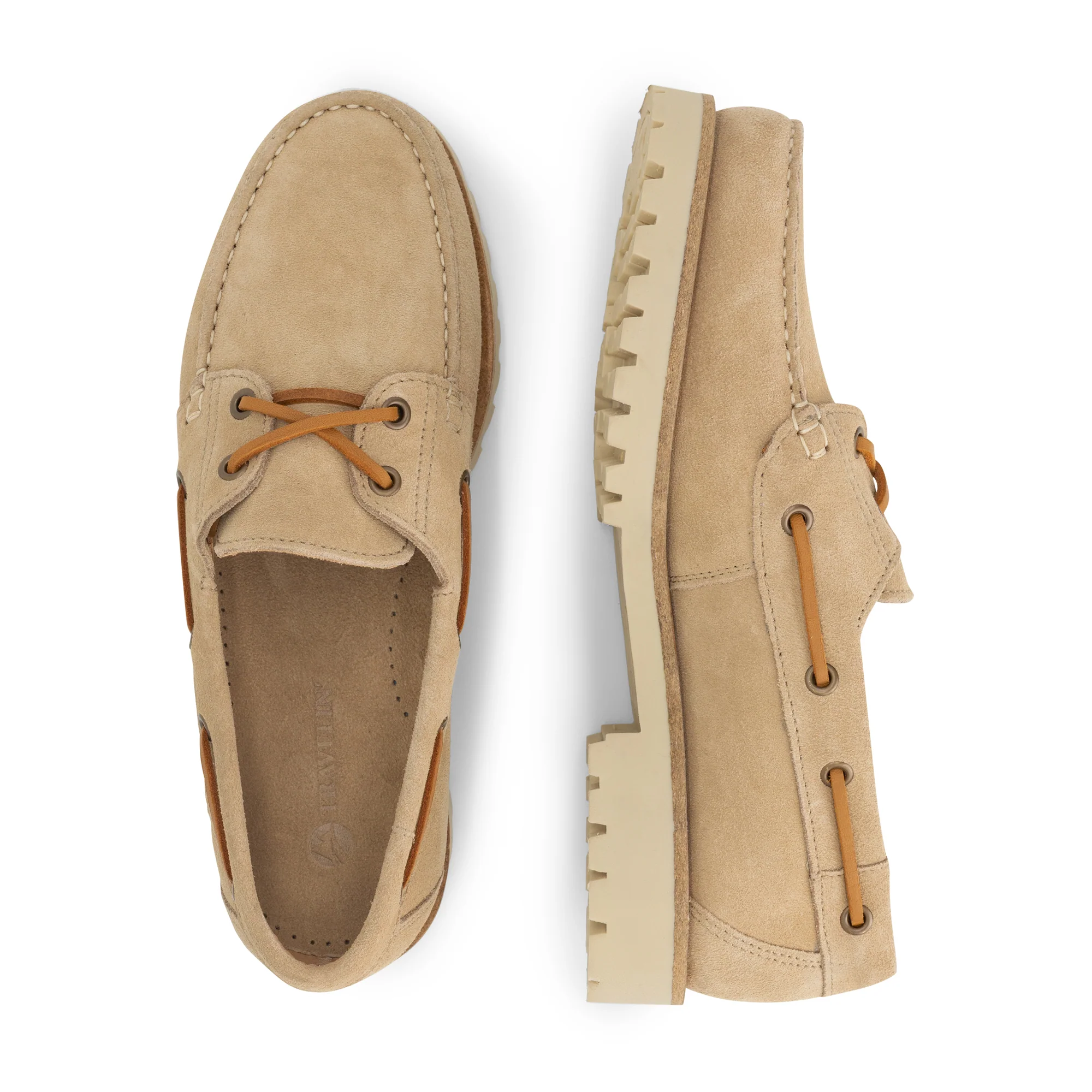 Skjern Men - Boat shoes - Suede - Sand - Image 4