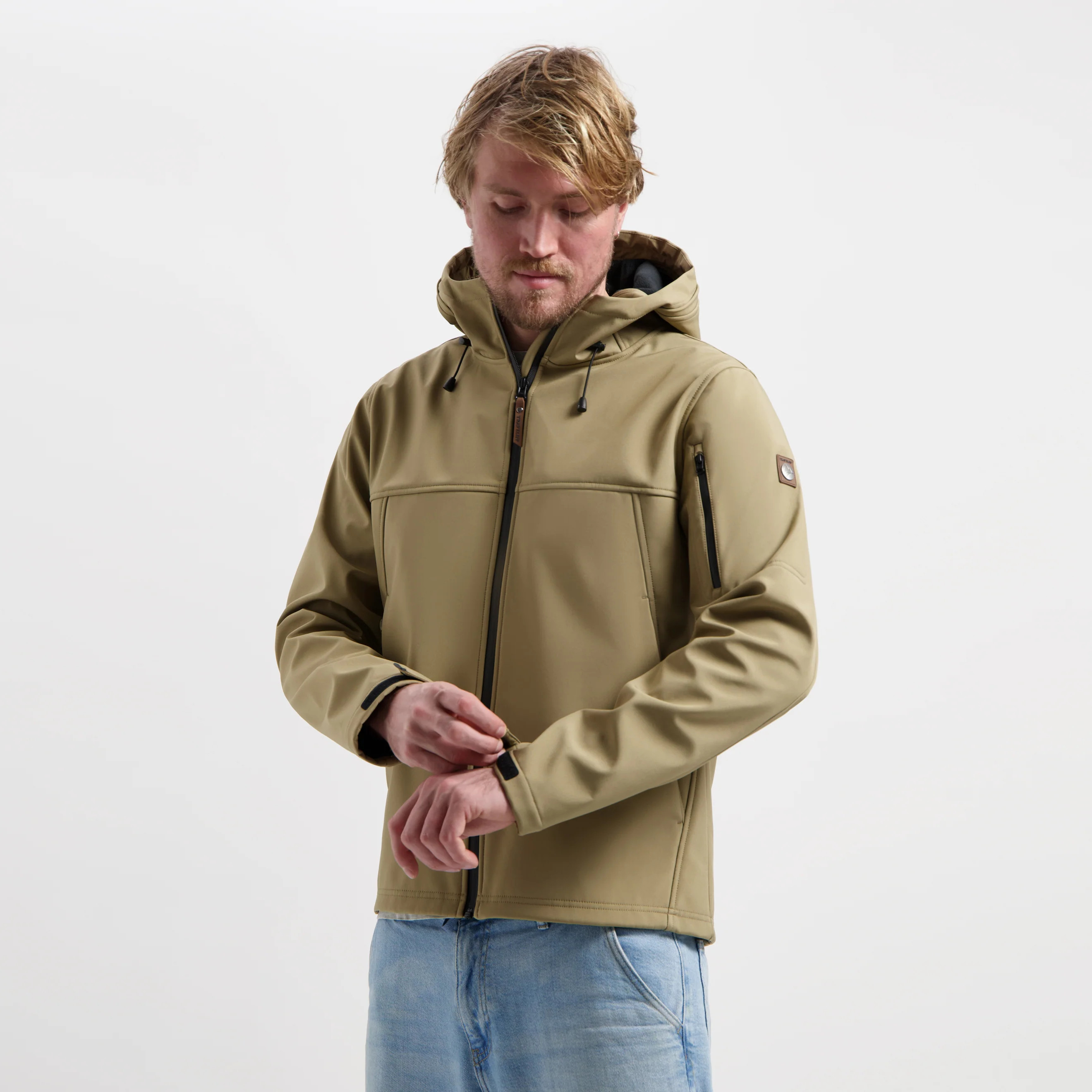 Stian Men - Softshell jacket - Waterproof - Brown - Image 3