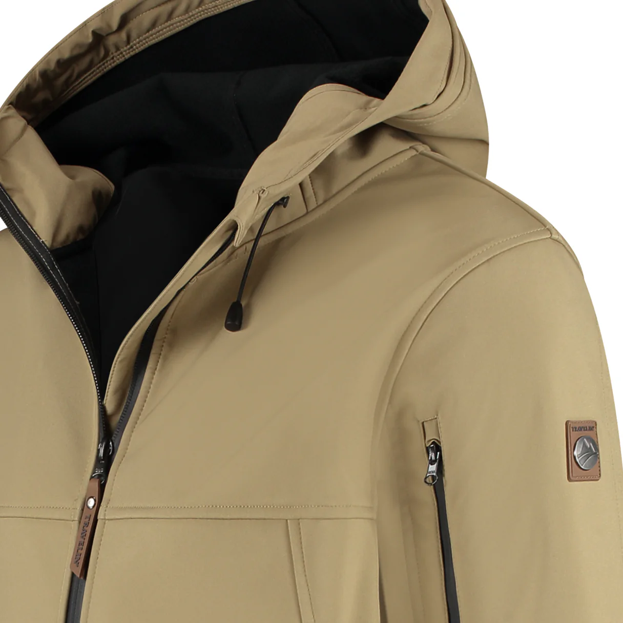 Stian Men - Softshell jacket - Waterproof - Brown - Image 8