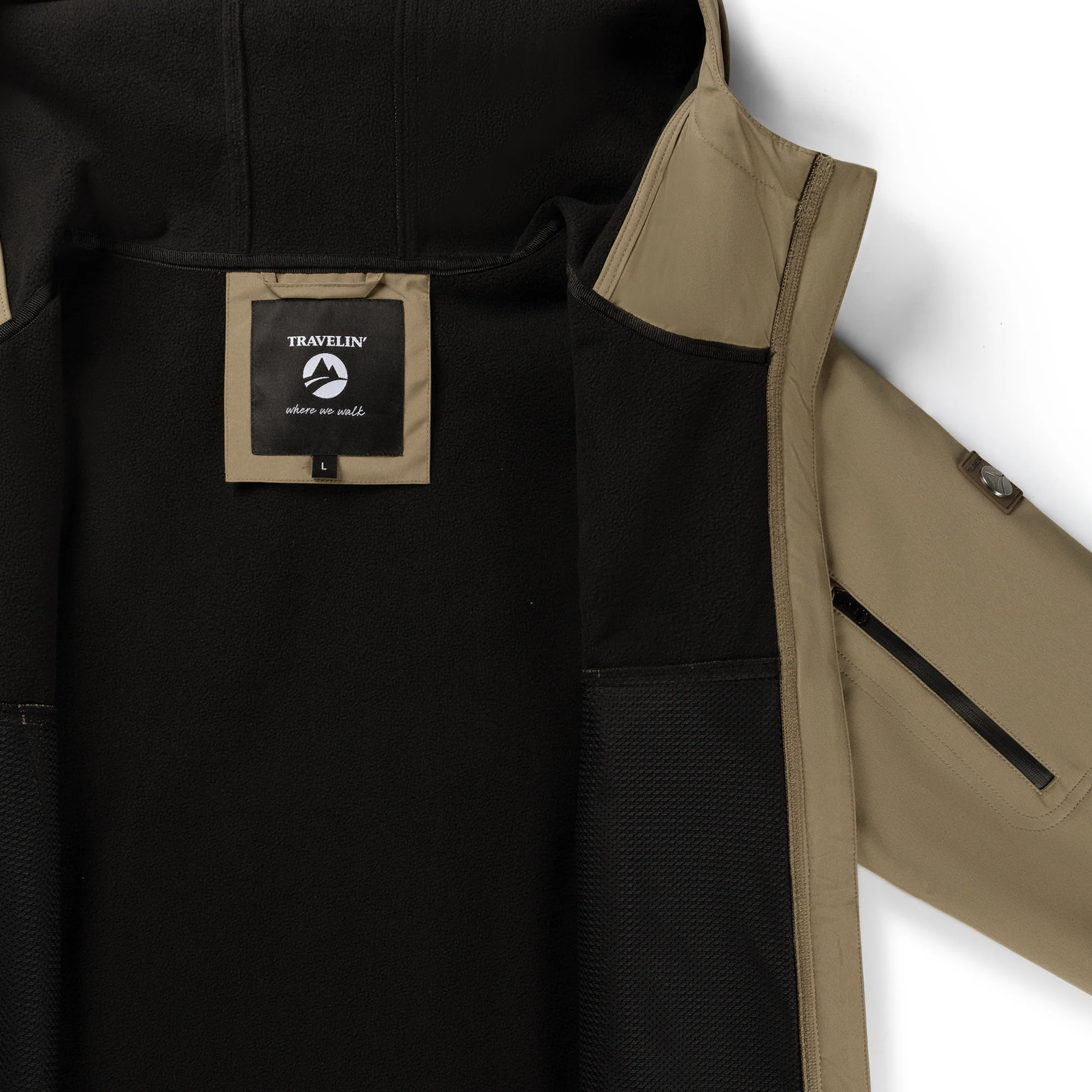 Stian Men - Softshell jacket - Waterproof - Brown - Image 9